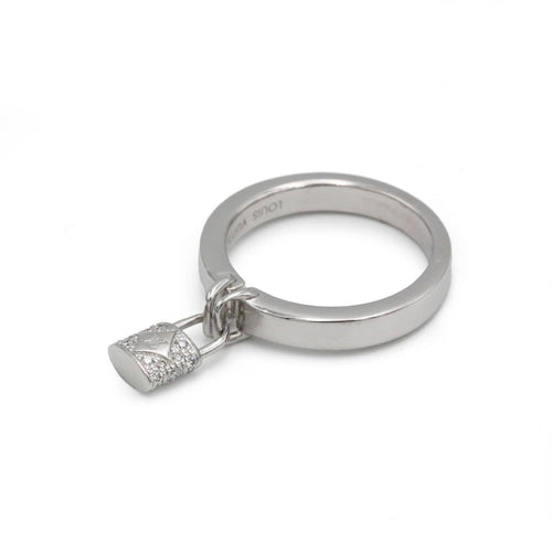 Bague 55 Bague Or & Diamants Lockit PM - Louis Vuitton 58 Facettes 250078SP