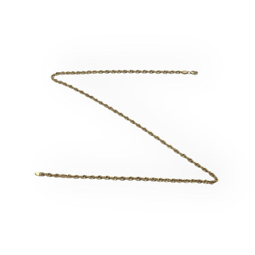 Collier Collier or jaune maille torsadée 55 cm 58 Facettes 149061464