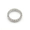 Bague 49 Alliance or blanc sertie de diamants 58 Facettes