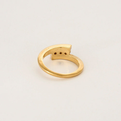 Bague 56.5 Bague d'union en or jaune et diamants 58 Facettes LP1348/11