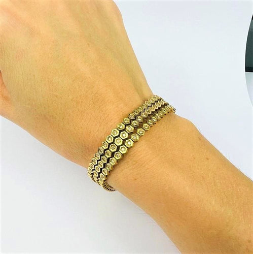 Bracelet Bracelet Rivière 3 rangs avec Diamants 58 Facettes 20400000507