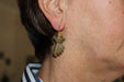 Boucles d'oreilles Boucles d'oreilles antiques en or sculpté de lave 58 Facettes