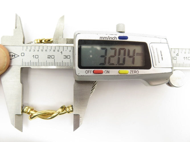 Bracelet vintage bracelet FRED force 10 infinie gm or jaune 18k acier t16.5 58 Facettes 271707