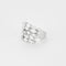 Bague 56 Bague or blanc, diamants 58 Facettes