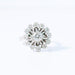 Bague 53 Bague marguerite vintage or blanc et diamants 58 Facettes 240 200