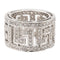 Bague 53 Bague Or blanc Diamant 58 Facettes 2367314CN