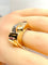 Bague 60 Bague TANK or jaune diamants 58 Facettes AB603