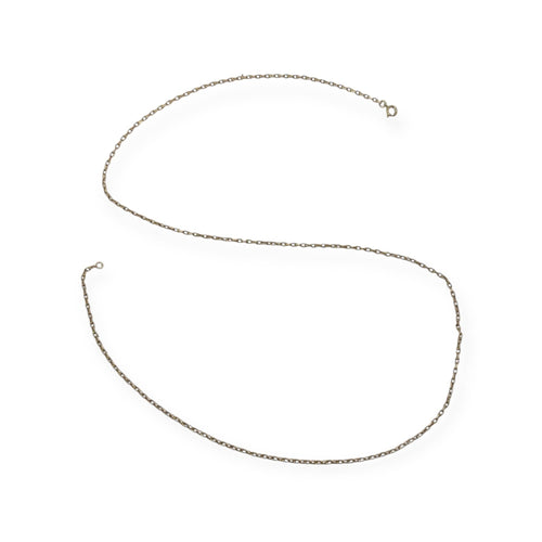 Collier Chaîne maille forçat 67 cm en or jaune 750 58 Facettes 330087901