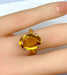 Bague 52 Bague or jaune, citrine 58 Facettes AB385