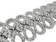 Bracelet Bracelet or blanc certifié HRD serti de 800 diamants naturels 58 Facettes