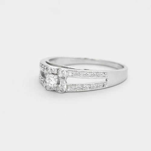 Bague 55 Bague Solitaire Mauboussin "Chance of love N°1" diamants 58 Facettes