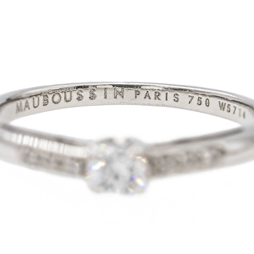 Bague 51 Mauboussin Bague Tu es le sel de ma vie Or blanc Diamant 58 Facettes 2697449CN