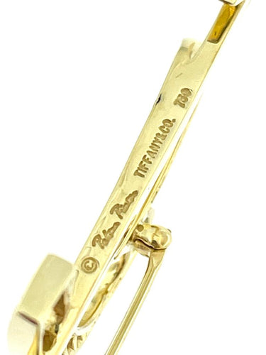 Broche TIFFANY & CO. Broche cœur et flèche or jaune et diamants 58 Facettes