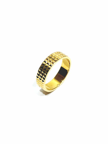 Wedding band Woman In Rose Gold Diamond Tip 