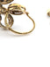 Boucles d'oreilles Boucles d'oreilles en or jaune et argent avec diamants 58 Facettes