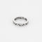 Bague 47 Alliance en or gris et diamants 58 Facettes DRE16062
