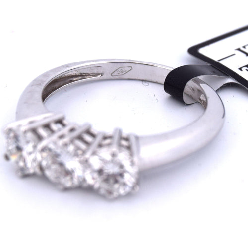 Bague 54 Bague TRILOGIE en or blanc 58 Facettes