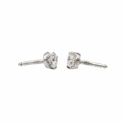 Boucles d'oreilles Boucles d'oreilles Puces Or blanc Diamant 58 Facettes 3904855CN