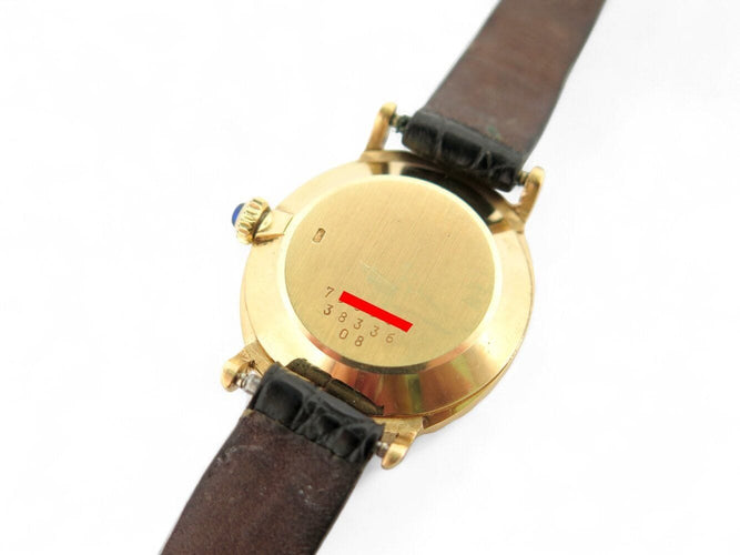 Montre vintage montre baume & mercier ovale 38336 en or jaune 18k mecanique lady 58 Facettes 271279