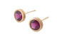 Boucles d'oreilles boucles d'oreilles POIRAY puces lolita rhodolite or 18k  s 58 Facettes 268231