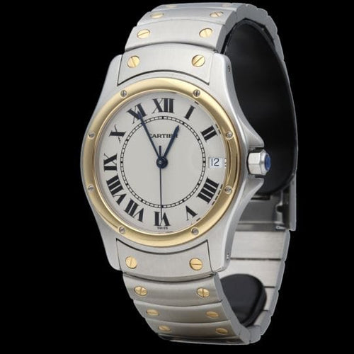 Montre Cartier Montre Santos Ronde 58 Facettes MT42315