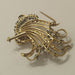 Broche Broche Or et platine, diamants 58 Facettes