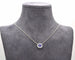 Collana con tanzanite 1 Ct 58 Facettes 9759