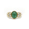 Bague 54 Bague or jaune émeraude etdiamants 58 Facettes 220441R