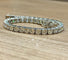 Bracelet Bracelet tennis or blanc et diamants 58 Facettes