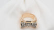 Bague 51.5 Bague années 50 en or rose, platine et diamants 58 Facettes 30362
