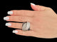 Bague 56 Ligne Vendome Bague cocktail or rose et diamants naturels 58 Facettes