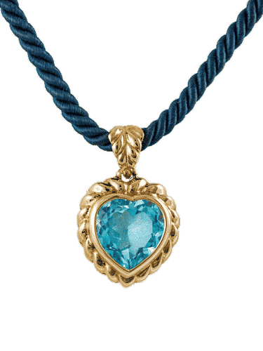 Collier Collier FRED Or & Topaze Bleue 58 Facettes 210007