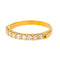 Bague 54 Bague Demi alliance Or jaune Diamant 58 Facettes 4386531CN