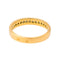 Bague 56 Bague  Demi alliance Or jaune Diamant 58 Facettes 4033198CN