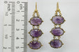 Boucles d'oreilles Boucles d'oreilles anciennes en or et améthyste 58 Facettes 7338