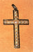 Pendentif Croix Art Déco or blanc et perles 58 Facettes C 373   MD22