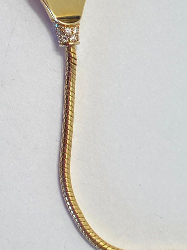 Collier DINH VAN - Collier Menottes en or jaune 58 Facettes