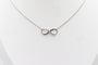 Collier Collier infini or blanc, diamants 58 Facettes 240410