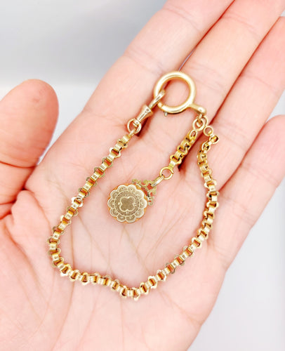 Montre Chaîne giletière de montre antique or rose 18k pendentif ciselé (circa 1900) 58 Facettes A05002
