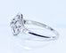 Bague 53 Bague or blanc diamants vers 1900 58 Facettes AB650