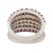 Bague 49.5 Bague Or blanc Diamant, Rubis 58 Facettes 3411143CN