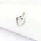Pendentif Pendentif cœur en or blanc et diamants 58 Facettes 29793