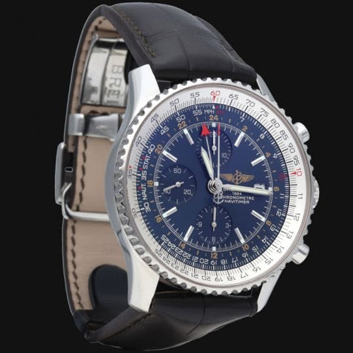 Montre Breitling Montre Navitimer World GMT Chronographe 58 Facettes MT42070