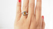 Bague 54 Bague en Or blanc et Citrine 58 Facettes 15881