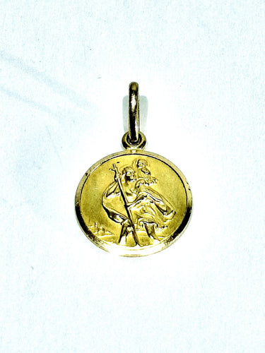 SAINT CHRISTOPHER-medalj i guld 