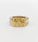 Bague 55.5 Bague chevalière antique fleurs finement ciselées en trois ors 18k 58 Facettes A06432