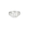 Bague 56 DINH VAN - Menottes - Bague or blanc et diamants 58 Facettes 250011