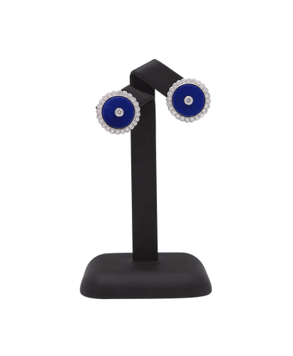 Øredobber Øredobber 18K hvitt gull Diamant 58 Facettes BO220033/FOTO/BLANCAZUR