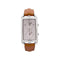 Montre Montre Hermès, "Nantucket Dual Time", acier, cuir, diamants. 58 Facettes 35145