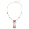 Collier BULGARI - Collier Allegra en or jaune, pierres de couleur, perles et diamants 58 Facettes